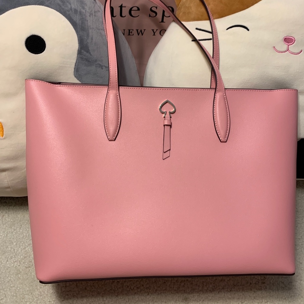 KATE SPADE ADEL LARGE TOTE SHOULDER BAG CARNATION
